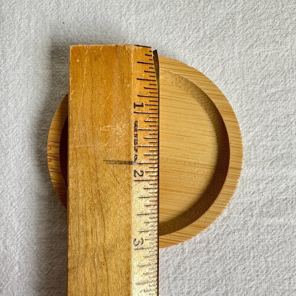 Wooden Bamboo Plant Saucer Drip Tray - Picture 12 of 14